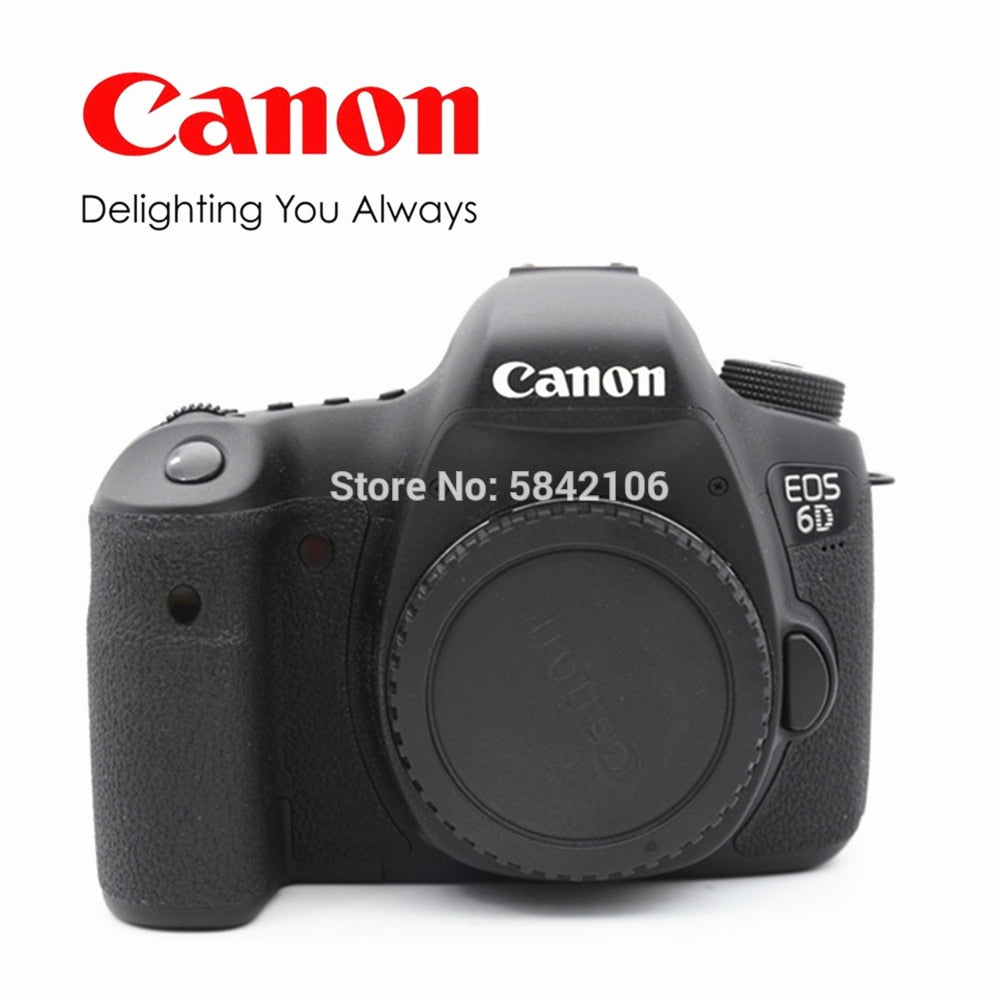 Canon 6D Full Frame DSLR Camera -20.2MP - Video - Wi-Fi canon 24-105 lens