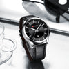 CURREN Quartz Watches for Men Leather Strap Male Wristwatches Top Luxury Brand Business Men's Clock 45 mm Reloj Hombres
