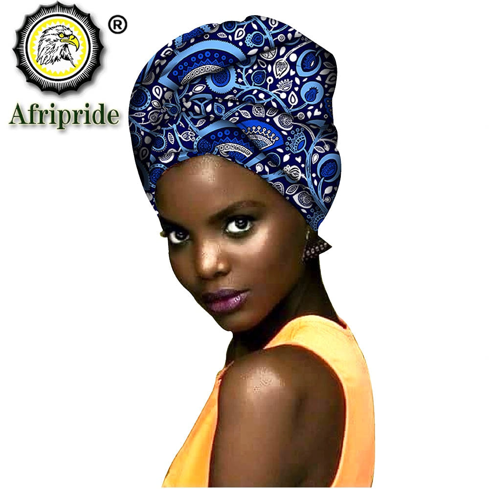 African fashion head scarf print wax cotton women african clothing Bazin Rich headwear A18H001