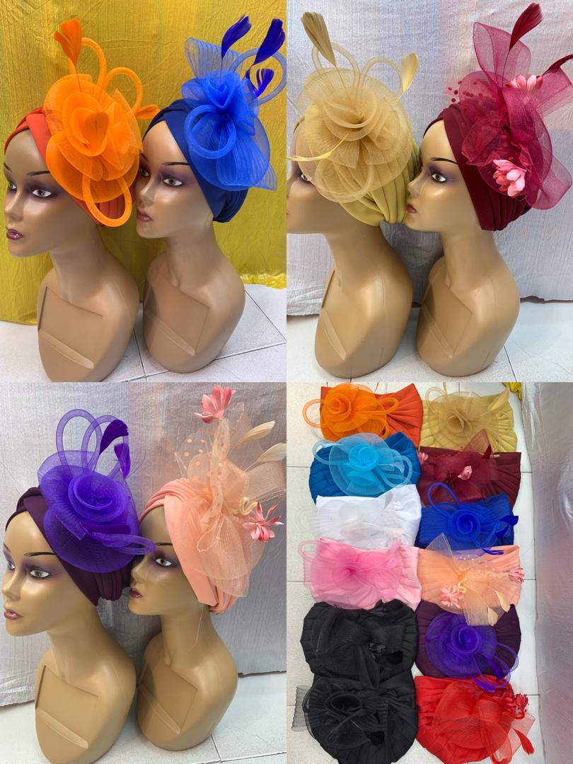 Shining Sequins Muslim Turban Cap Women Sequence Ready Female Head Wraps African Auto Gele Aso Oke Headwear Already Made Headtie