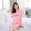 Homewear Pajamas Comfortable Girl Summer Female Cute Pijamas Women Sleepwear Lovely Home Suits Pyjama Short Sleeve Pajamas Set