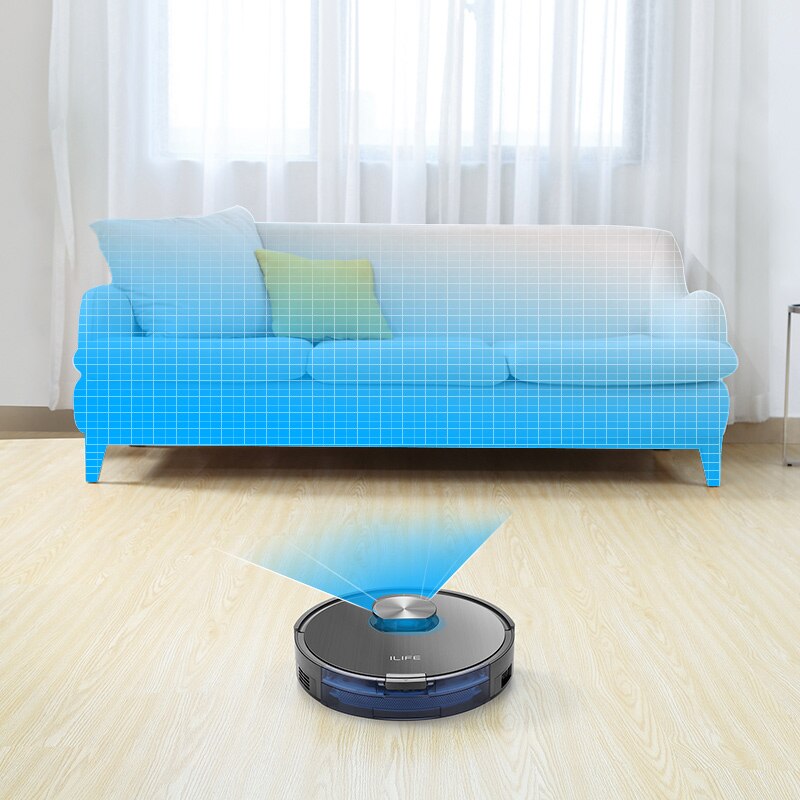 ILIFE A10s Robot Vacuum Cleane,LDS laser navigation, Smart Planned WIFI App Remote Control,Draw Cleaning Area On Map