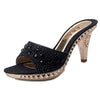 WDHKUN Spike Heels Women Pumps Sexy High Heels Women Crystal Party Women Shoes Gold Open Toe Ladies Shoes