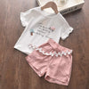 Bear Leader Girls Clothing Sets New Summer Sleeveless T-shirt+Print Bow Skirt 2Pcs for Kids Clothing Sets Baby Clothes Outfits