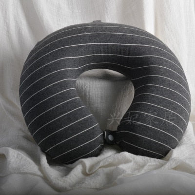 Memory foam u-shaped pillow Slow rebound Neck pillow Nap Airplane pillow travel Cartoon memory u-shaped headrest long trip