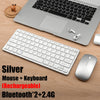 Bluetooth 5.0 & 2.4G Wireless Keyboard and Mouse Combo Mini Multimedia Keyboard Mouse Set For Laptop PC TV iPad Macbook Android
