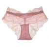 SP&CITY Elegant Flower Patterned Lace Panties Women Hollow Out Seamless Underwear Transparent Briefs Female Sexy Lingerie Thong