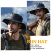 Men's Panama Hat Fisherman Hat Outdoor Breathable Mesh Hiking Hats 9CM Wide Brim Anti-UV Sun Hat Bucket Hat Mountaineering Caps