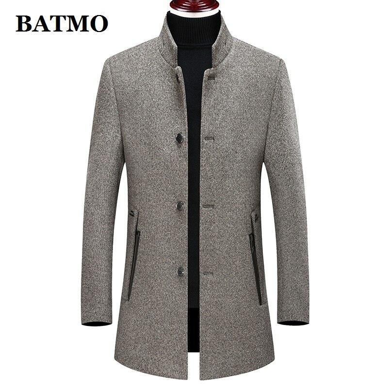 Batmo 2020 new arrival winter high quality wool thicked casual trench coat men,men's winter warm coat,winter jackets men 897 - Surprise store
