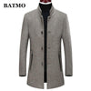 Batmo 2020 new arrival winter high quality wool thicked casual trench coat men,men's winter warm coat,winter jackets men 897 - Surprise store