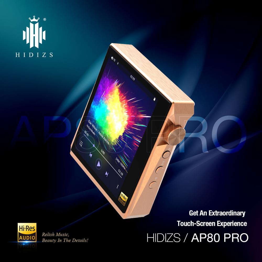 Hidizs AP80PRO HiFi dual ESS9218 MP3 Bluetooth Music Player With Touch Screen Portable FLAC LDAC USB DAC DSD 64/128 FM Radio DAP