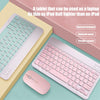 Mini Wireless Bluetooth Keyboard For Tablet iPad iPhone Rubber Keycaps Rechargeable Keyboard For Smartphone Android IOS Windows