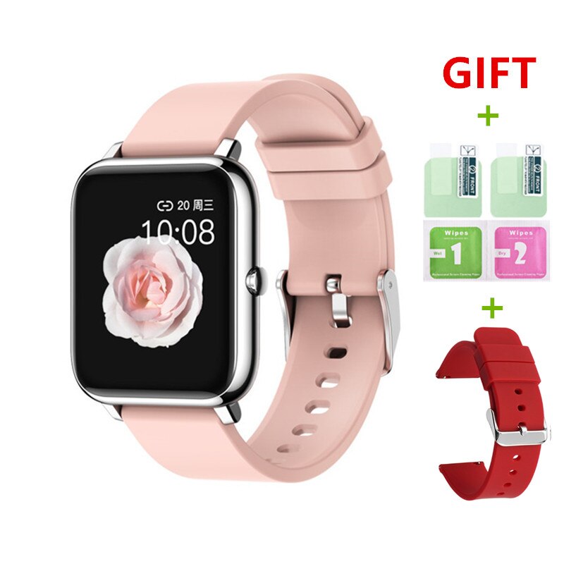 2021 Smart Watch Men Women Waterproof Fitness Sports Watch Heart Rate Tracker Call/SMS Reminder Bluetooth Smartwatch Android iOS