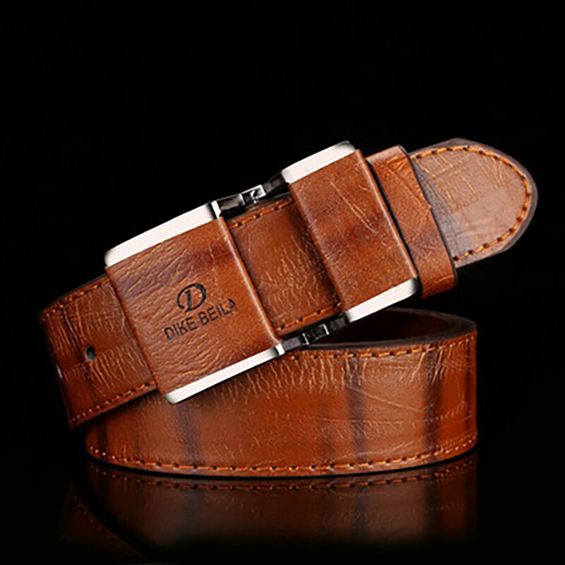 2021 New men's belt korean fashion smooth buckle business casual belt fashion young men's trouser designer luxury brand belts