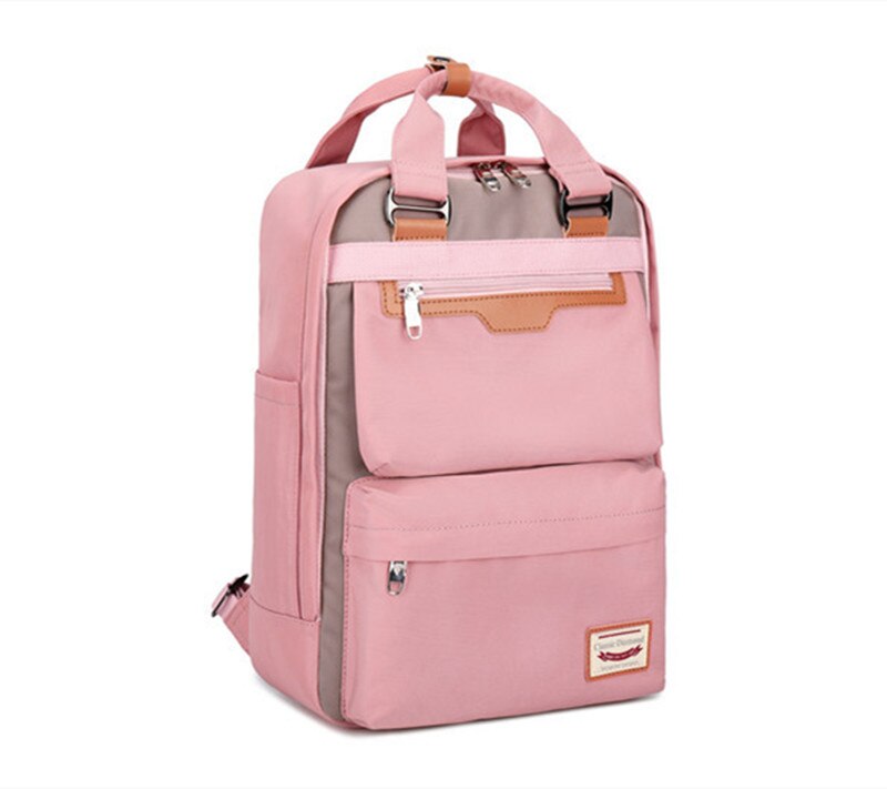 Fashion brand backpack teenage Laptop backpacks for girls Student school bag pink Backpacks Women waterproof Travel bags mochila