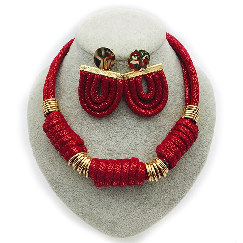 Dandie Fashionable cotton rope necklace, simple female accessories
