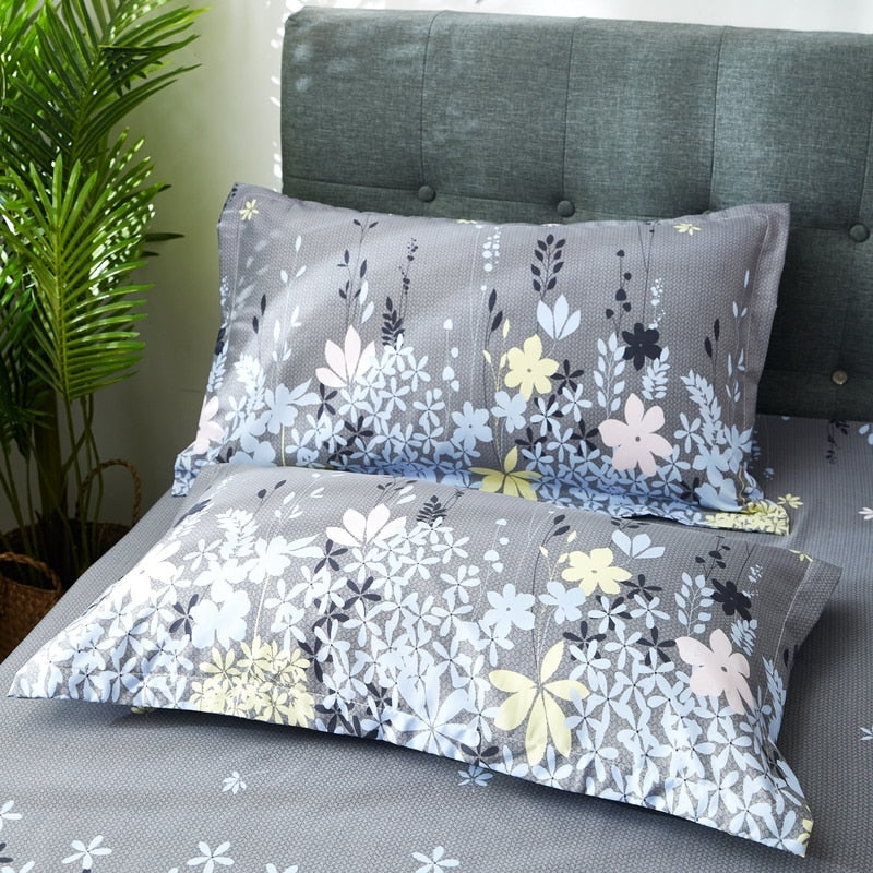 2 PC Aloe Vera Cotton Pillowcase 19 Printing Color Pillow Case Bedding 48X72CM Pillow Cover Dropshipping TXS