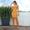 Adyce 2020 New Summer Women Fringe Bandage Dress Vestidos Sexy Sleeveless Tassel Bodycon Club Midi Celebrity Evening Party Dress - Surprise store