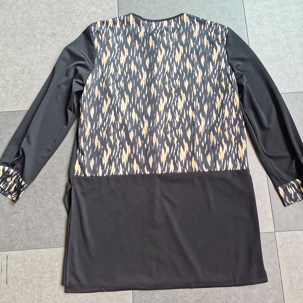 2021 New Men's Printed T-shirt Fashion Round Neck Long Sleeve Pullover Man Casual T Shirt 3XL Tops For Male Spring Fashion Tee