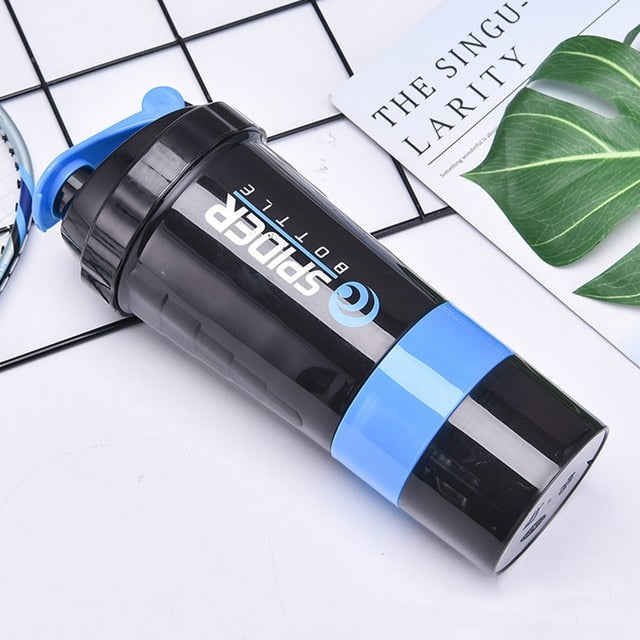 500ml Plastic Shaker Bottle protein Sport Gym Protein Powder Shaker Mixer Cup Bottle Sports Water Bottle Drinkware BPA FREE