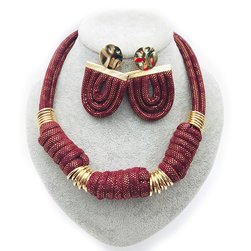 Dandie Fashionable cotton rope necklace, simple female accessories