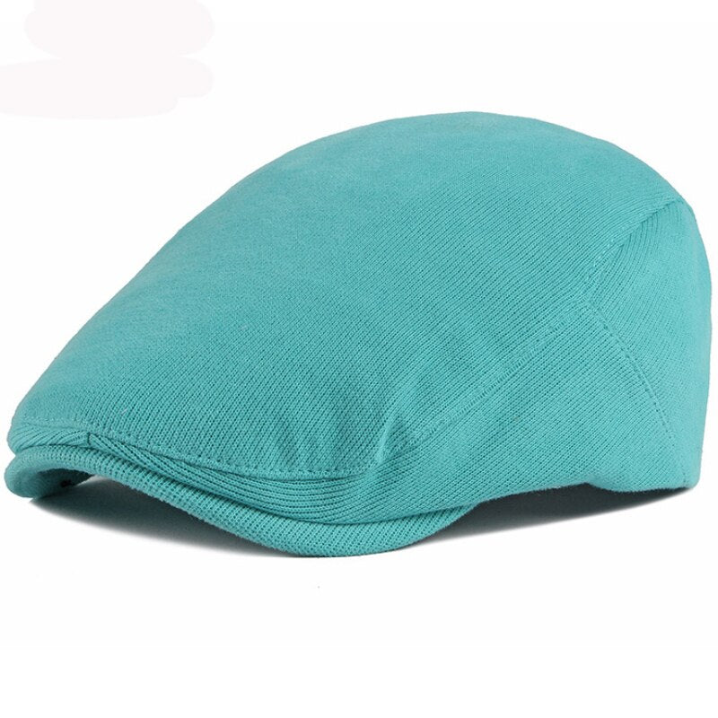HT2904 Berets Candy Colors Ivy Newsboy Flat Cap Spring Autumn Hats for Men Women Solid Artist Painter Hat Adjustable Beret Cap