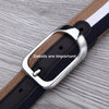 MEDYLA Canvas Belt Men's Pin Buckle Woven Elastic Belt Youth Pants With Personality Belt Black Buckle Breathable Belt MD823