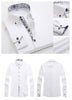 Quality BEST Flower Print Solid New Men Shirt Spring Long Sleeve Social Dress Causal Shirt Men Brand Clothing Camisa