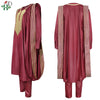 H&D African Agbada Suit For Men Embroidered Robes Dashiki Cover Shirt Pants 3 PCS Set Boubou Africain Homme Musulman Ensembles