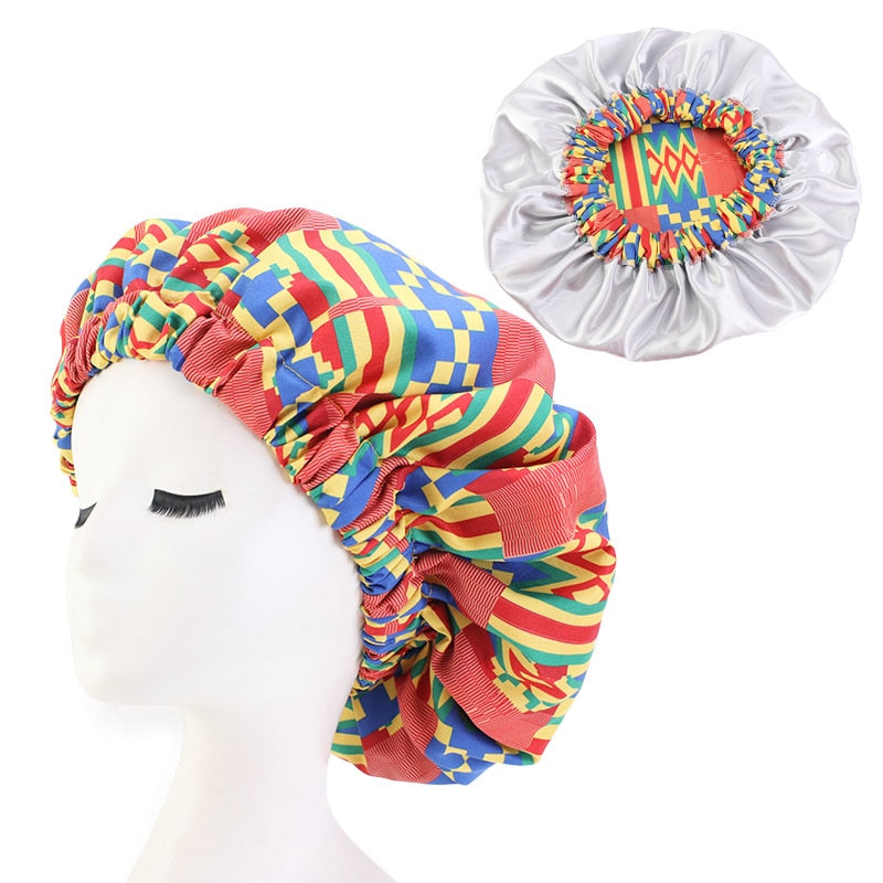 New African Headwrap In Women's Hair Accessories Scarf Wrapped Head Turban Ladies Hair Accessories Scarf Hat Headwrap Nigeria