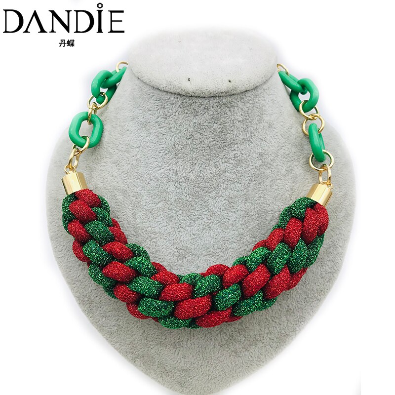 Dandie Fashionable cotton rope necklace, simple female accessories