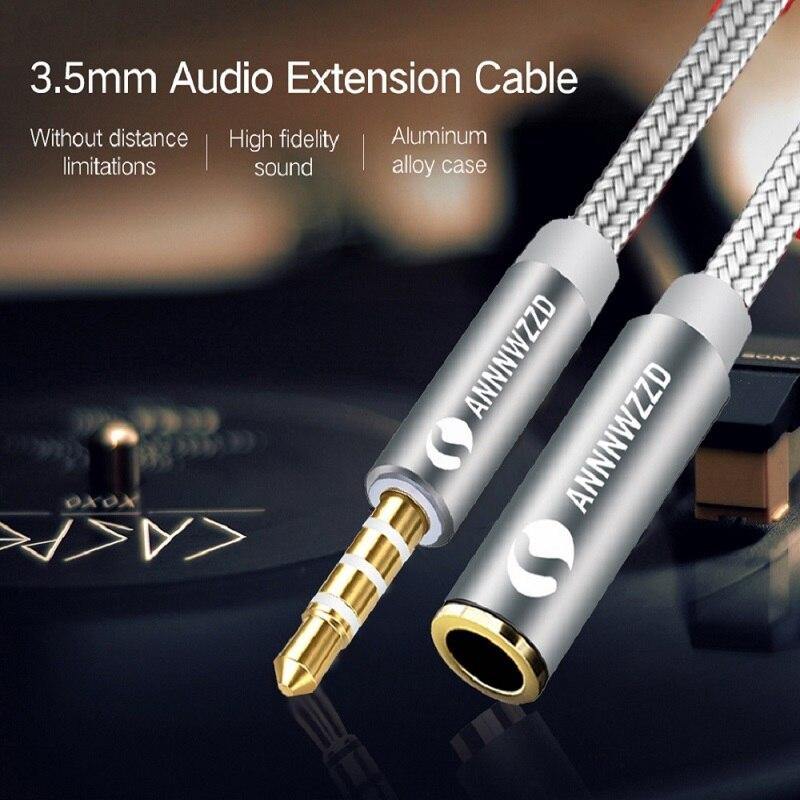 Jack 3.5 mm Audio Extension Cable Headphone Extension Cable 3.5mm Jack Aux Cable 3.5mm Extender Cord For Computer iPhone Player - Surprise store