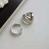 925 Sterling Silver LOVE Heart Width Rings for Women Couples Creative Trendy Birthday Jewelry Gifts Prevent Allergy