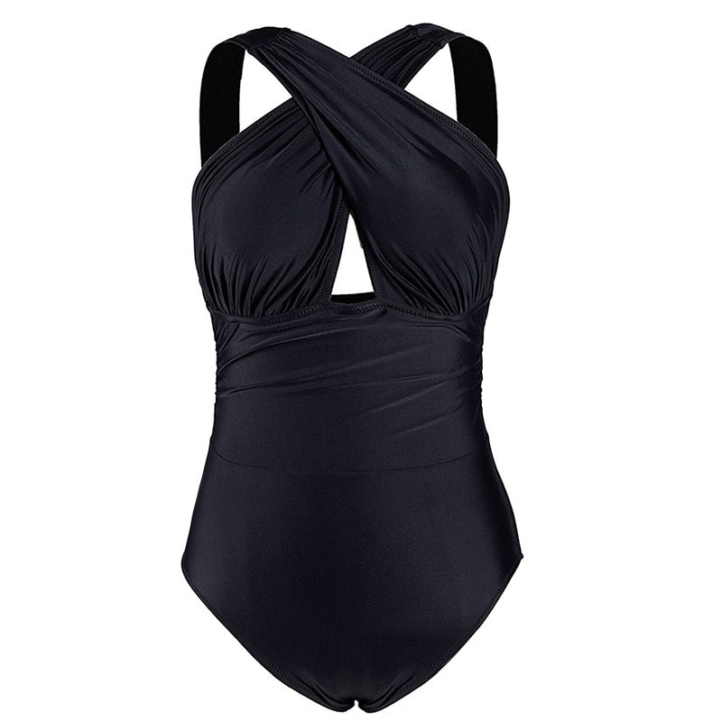 Swimsuit ladies large size one-piece sexy push high bra beach swimsuit Brazil print swimming bikini set Tankini swimsuit Brazili