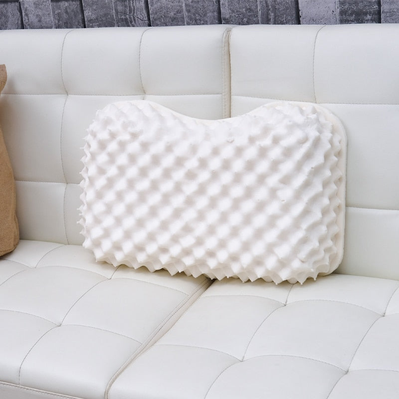 SB Thailand Pure Natural Latex Pillow Soft Adult Contoured Neck Protective Cervical Spine Correct Anti-Mite Stiff Pillow