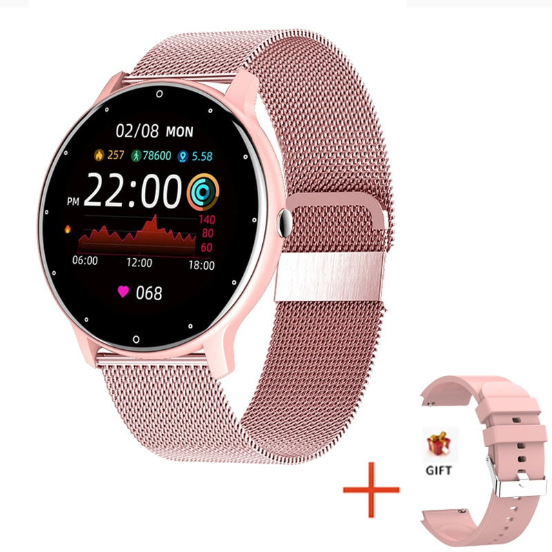 LIGE 2021 New Women Smart Watch Men Real-Time Activity Tracker Heart Rate Monitor Sports Ladies Smart Watch Men For Android IOS