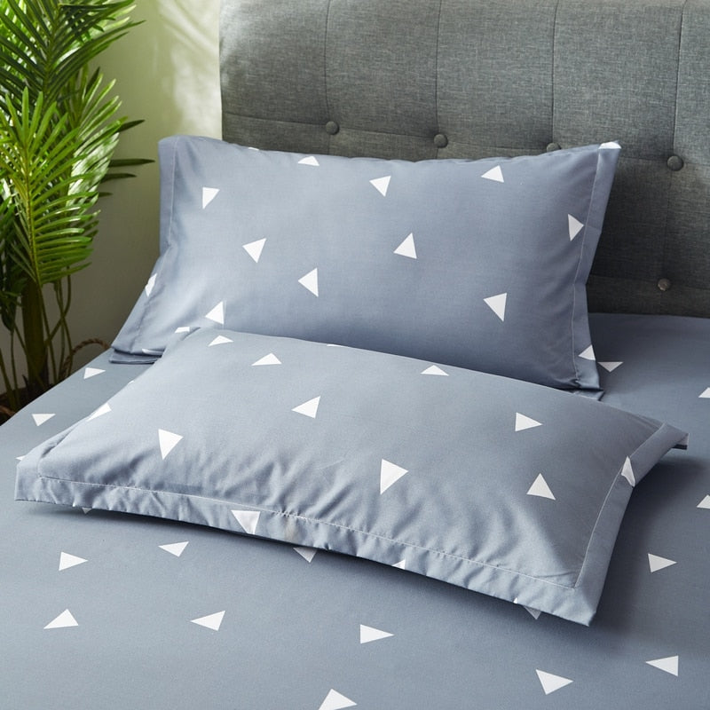 2 PC Aloe Vera Cotton Pillowcase 19 Printing Color Pillow Case Bedding 48X72CM Pillow Cover Dropshipping TXS