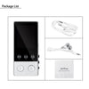 up to 128GB bluetooth MP3 Player Earphones HiFi fm Radio Sport MP 4 HiFi Portable Music Players Voice Recording Recorder TF Card