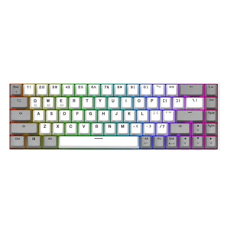 FL ESPORTS 68 Keys Hot Swap Socket Gaming Mechanical Keyboard Kailh box switch inside for PC Laptop Office Work