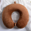 Memory foam u-shaped pillow Slow rebound Neck pillow Nap Airplane pillow travel Cartoon memory u-shaped headrest long trip