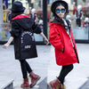 Two Sides Wear Jackets for Girl Hooded Thin Autumn Jacket Children Windbreaker for Teens Trench Coat Outwear Children's Clothing