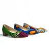 African 2021 new Women Nude shoes ankara print 3cm heels sandals high heels sexy party shoes fashion african ankara print shoes