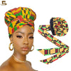 New African Headwrap In Women's Hair Accessories Scarf Wrapped Head Turban Ladies Hair Accessories Scarf Hat Headwrap Nigeria