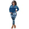 Winter Big Beautiful Women Tracksuit Set Sweatshirt+Pants Suit Female 2 Piece Outfits Camouflage Women Two Piece Plus Size Sets