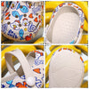 Summer Children Outdoor Sandals Boys Girls Beach Shoes Soft Non-slip Hollow Cave Shoes For Kids Baby Toddler Indoor Home Shoes
