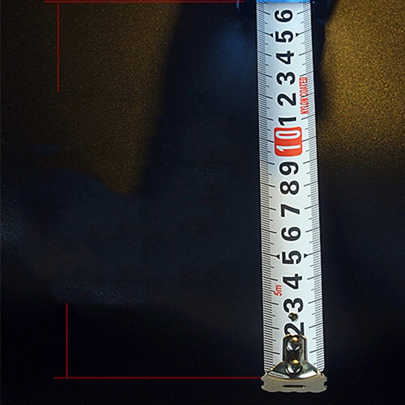 Portable steel tape measure high straightness 5 meters 7.5 meters nylon coating film self-locking tape measure measuring tape