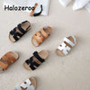 Summer Kids Beach Sandals Baby Girls Black Slip On Shoes Children Casual Sandalias Toddler Brand Shoes Boy Outdoor Fashion Mules