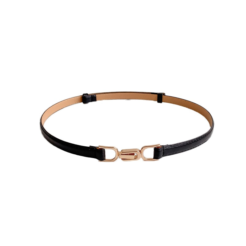 Fashion Women's Wide Belt Women's Wild Pin Buckle Faux Leather Lightweight Small Waist Seal x220