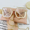 Luxury Square Sunglasses Women Men Alloy Chain Frame Sun Glasses Brand Design Female Shades Ladies Fashion Trending Eyeglasses