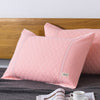 2pcs Gauze Pillowcase with Buckle Gauze Pillowcase preventing acne scars suit for Summer Buckle Desing convenient assemble